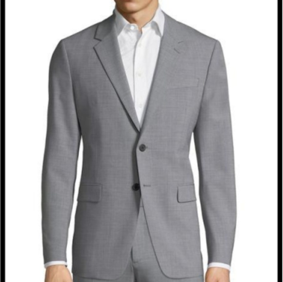 Men's Theory Sport Jacket/Blazer Gray 38R 2-button
